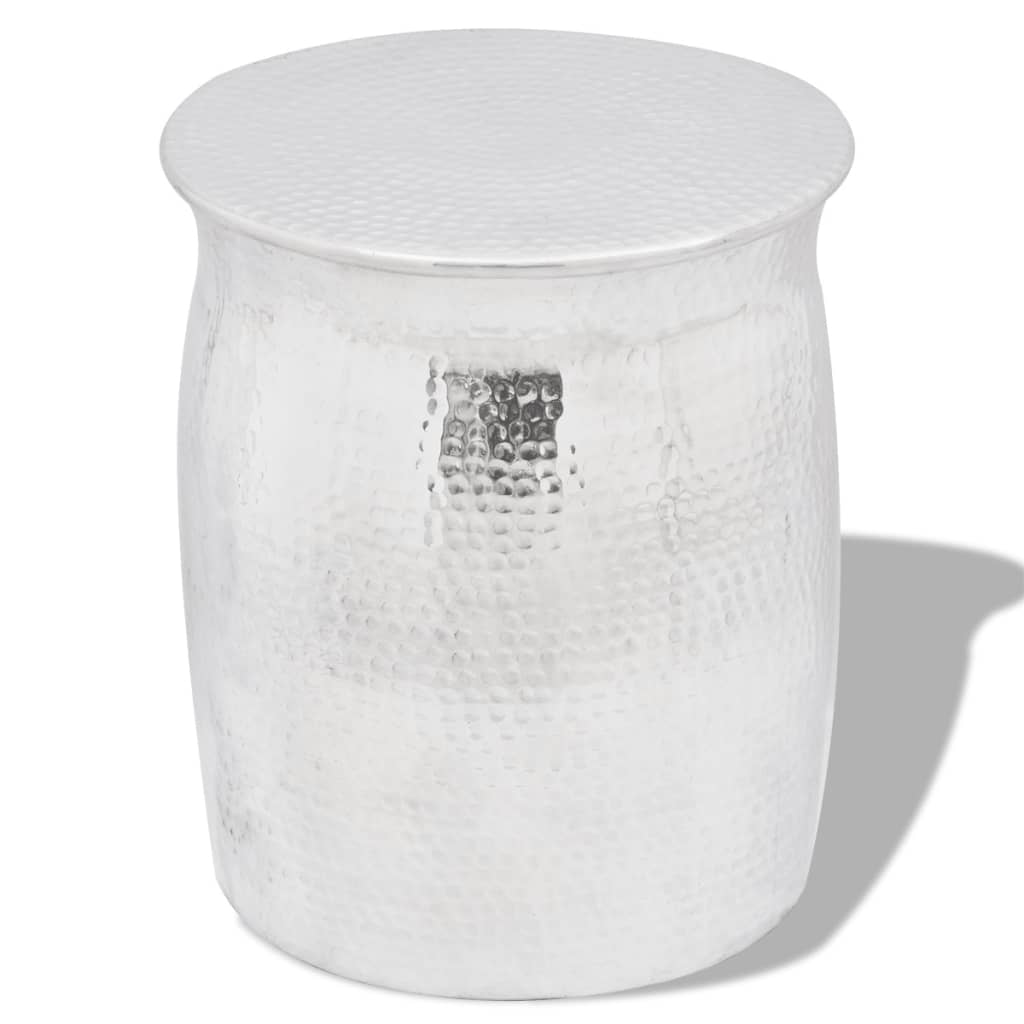 Scaun/Masă Laterală, Aluminiu Bătut La Ciocan, /Alamă