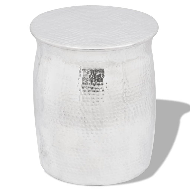 Scaun/Masă Laterală, Aluminiu Bătut La Ciocan, /Alamă