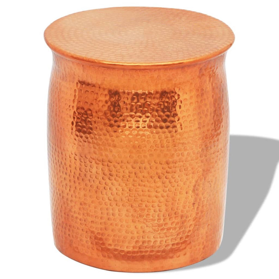 Scaun/Masă Laterală, Aluminiu Bătut La Ciocan, /Alamă