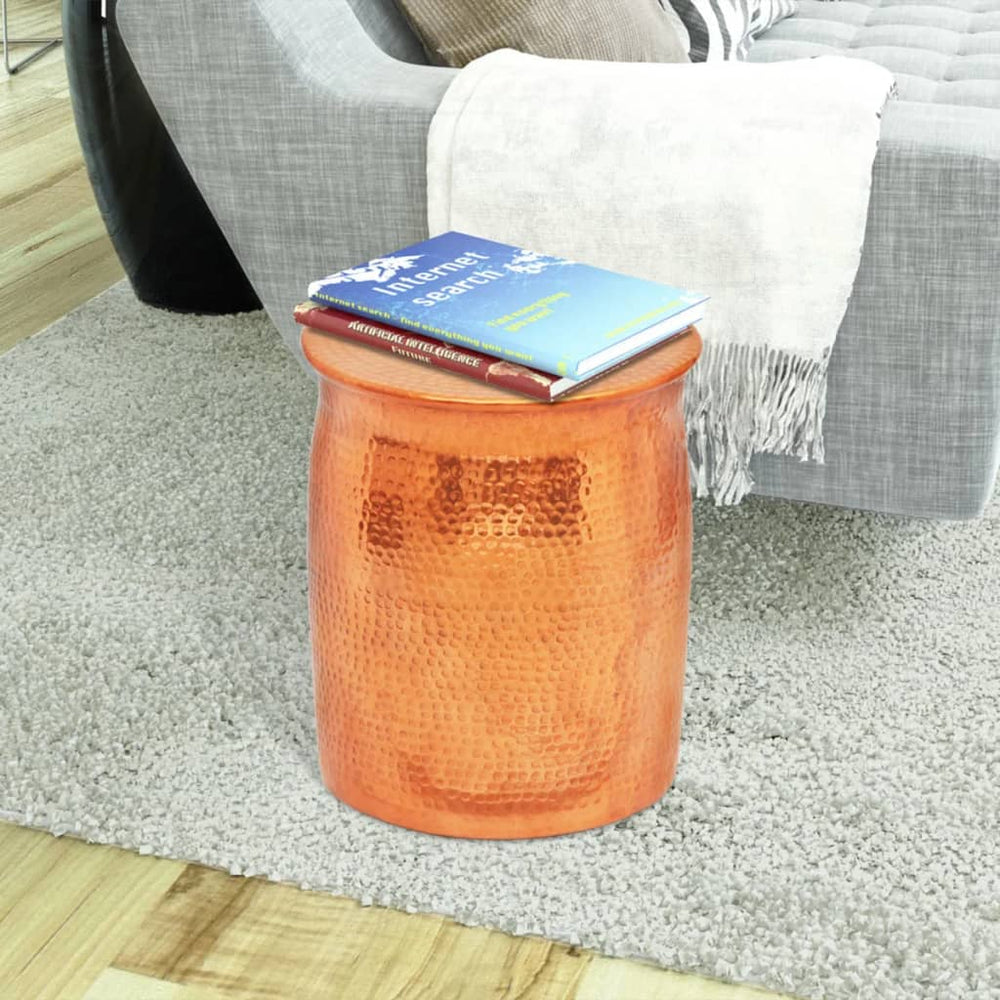 Scaun/Masă Laterală, Aluminiu Bătut La Ciocan, /Alamă