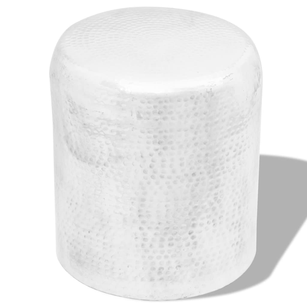 Scaun/Masă Laterală, Aluminiu Bătut La Ciocan, /Alamă