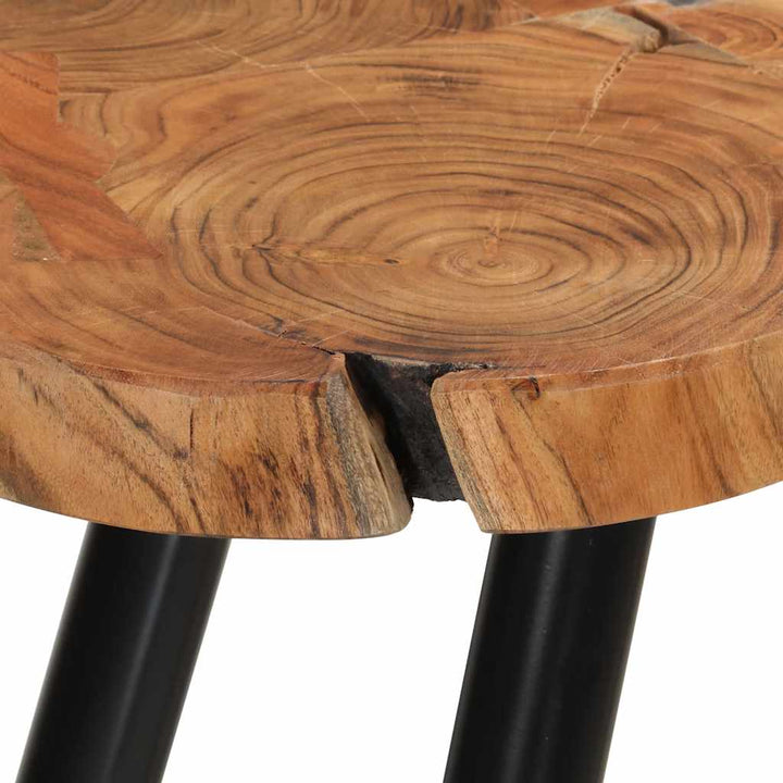 Măsuță De Cafea, 35 Cm, 4 Butuci, Lemn Masiv De Acacia