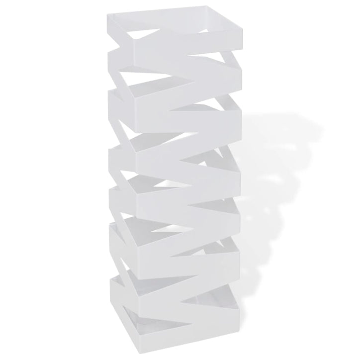 Suport Pentru Umbrele, Pătrat, Depozitare Bastoane, , 48,5 Cm, Oțel
