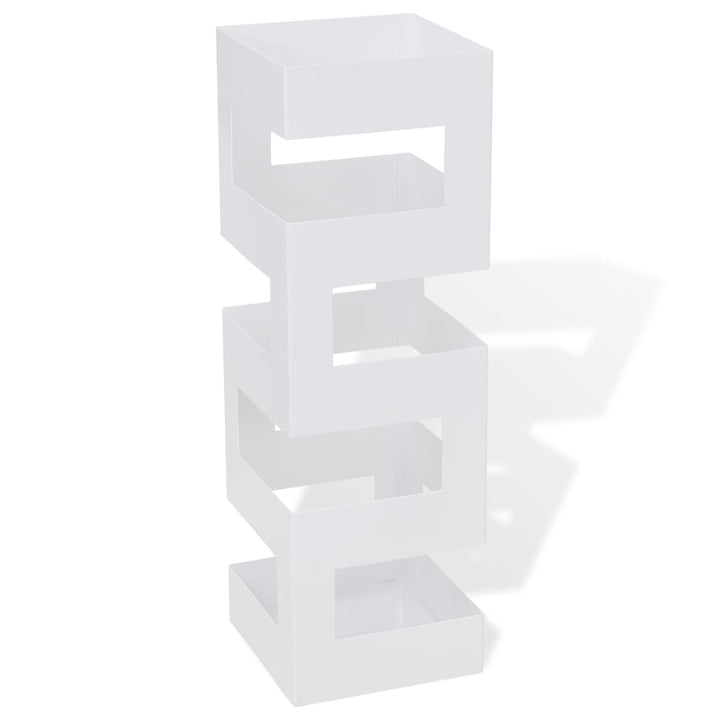 Suport Pentru Umbrele, Pătrat, Depozitare Bastoane, , 48,5 Cm, Oțel