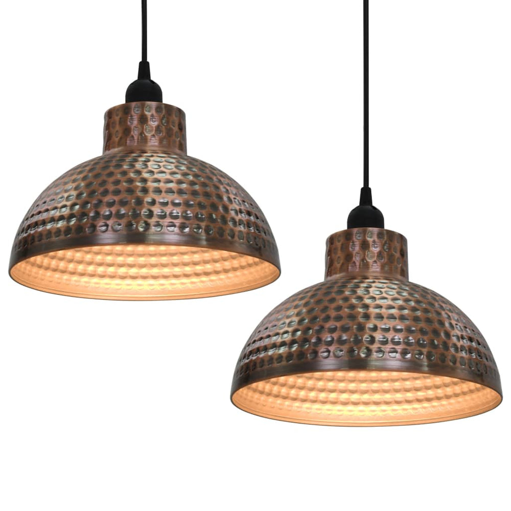 Lustre Semisferice De Culoare Arămie, 2 Buc.