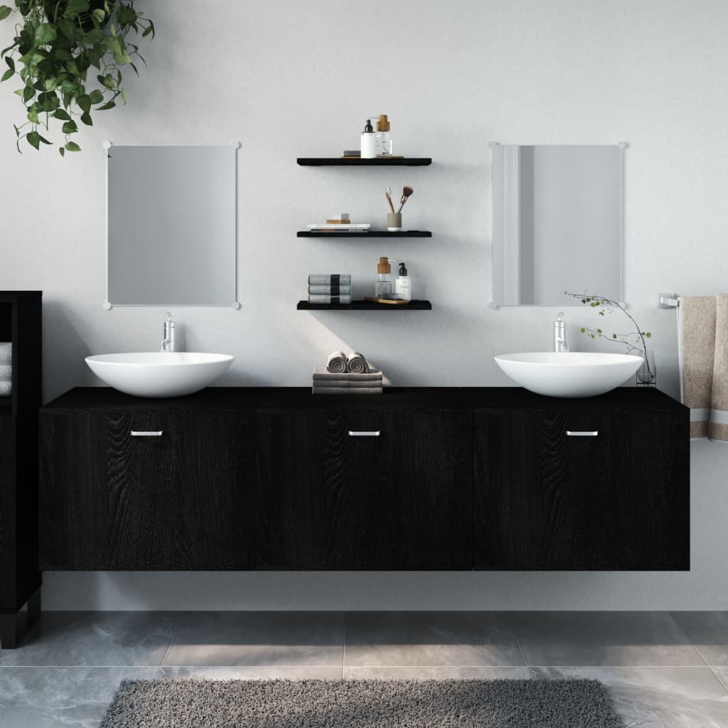 Set Mobilier De Baie, 6 Piese, , Lemn Prelucrat