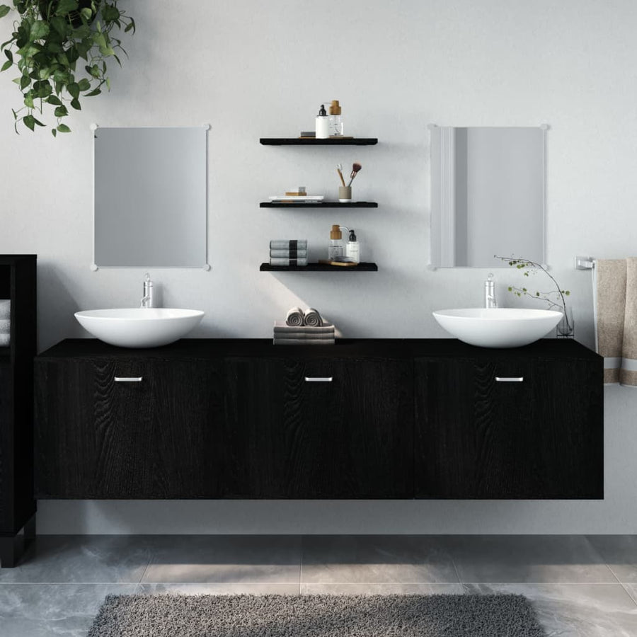 Set Mobilier De Baie, 6 Piese, , Lemn Prelucrat