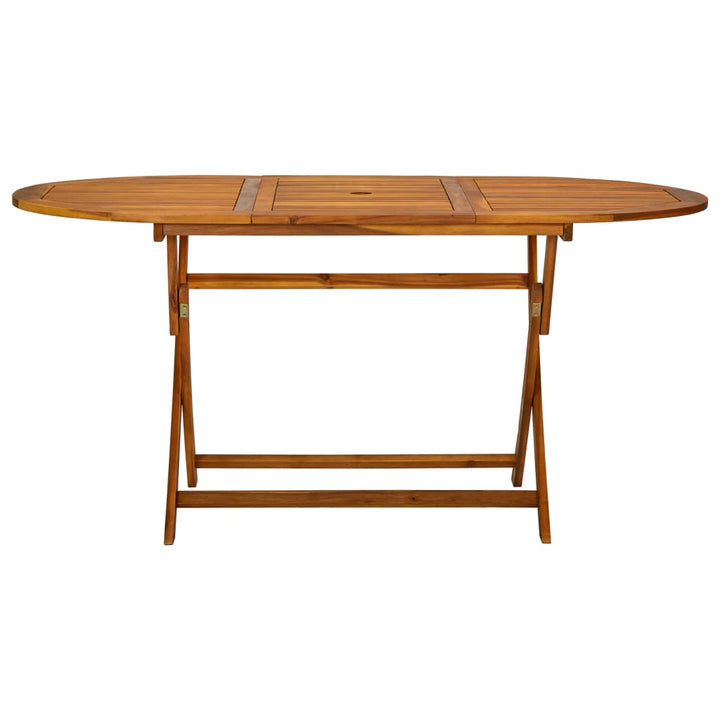 Set Mobilier De Exterior, 7 Piese, Lemn Masiv De Acacia