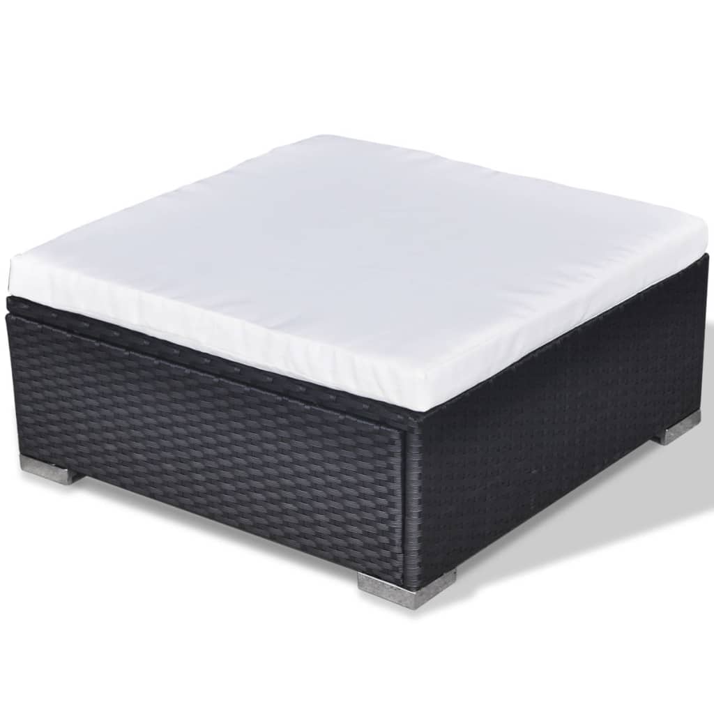 Set Mobilier De Grădină Cu Perne, 6 Piese, , Poliratan
