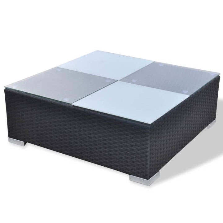 Set Mobilier De Grădină Cu Perne, 10 Piese, , Poliratan