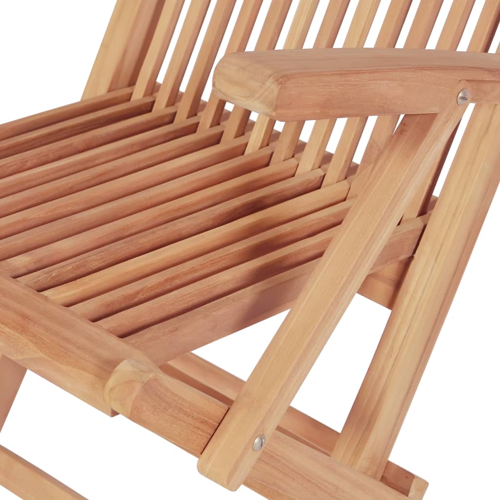 Set Mobilier De Exterior Desigilat, 7 Piese, Lemn Masiv De Tec