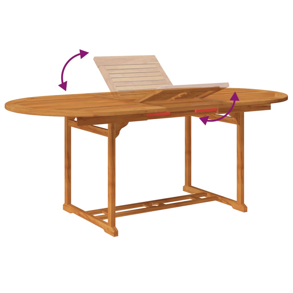 Set Mobilier De Exterior, 7 Piese, Lemn Masiv De Acacia