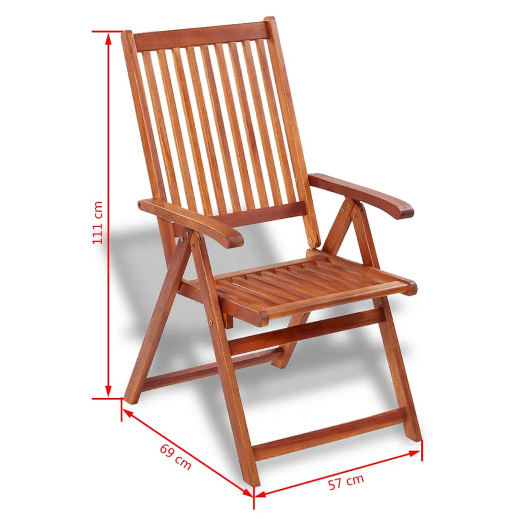 Set Mobilier De Exterior, 7 Piese, Lemn Masiv De Acacia