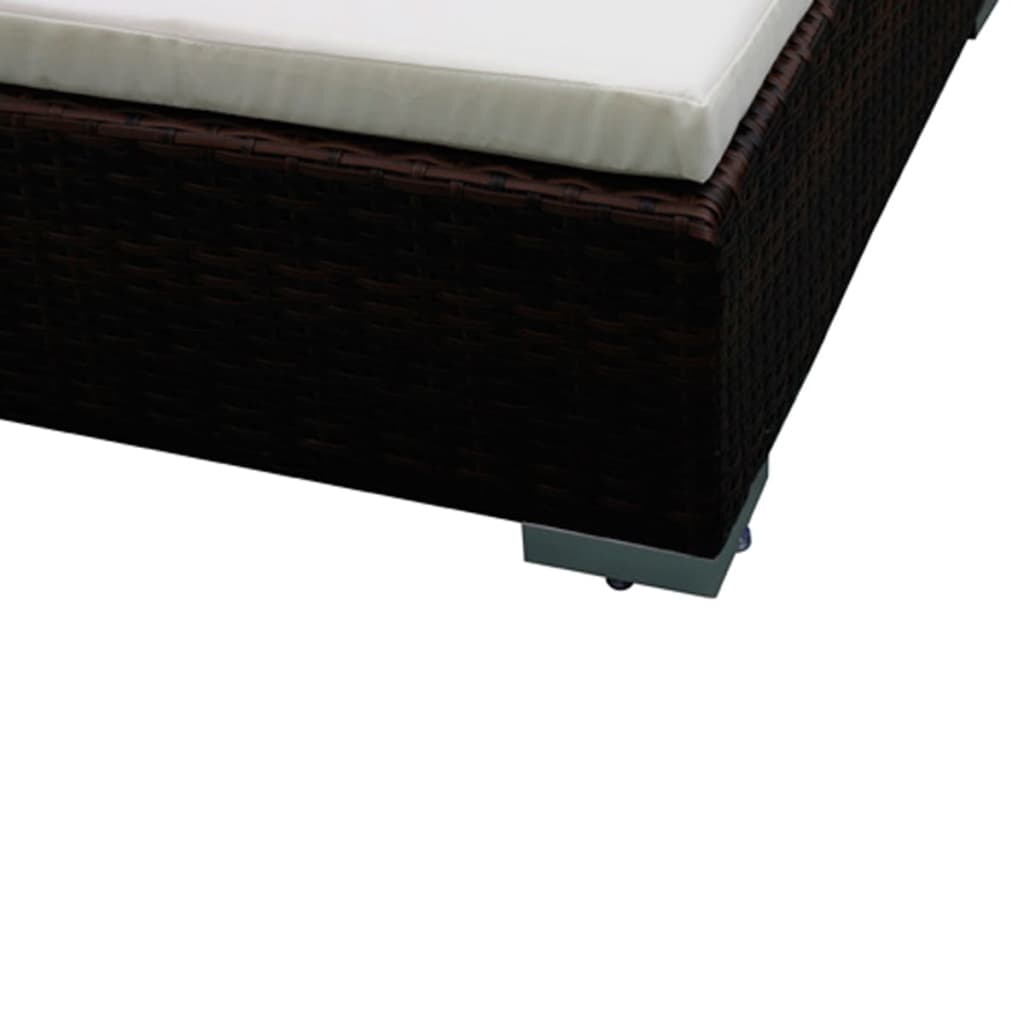 Set Mobilier De Grădină Cu Perne, 6 Piese, , Poliratan