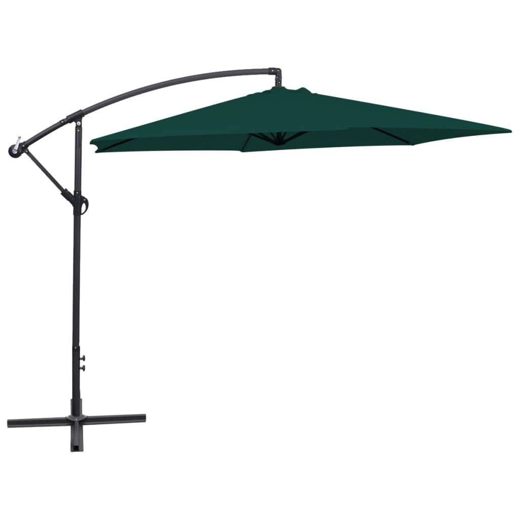 Umbrelă În Consolă, Stâlp Din Aluminiu, Cărămiziu, 300 Cm