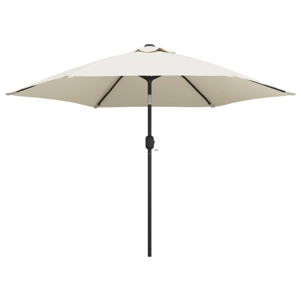 Umbrelă De Soare De Grădină În Consolă Cu Led, , 3 M