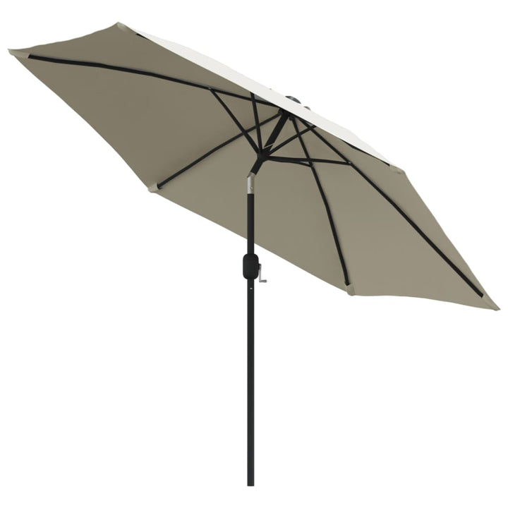 Umbrelă De Soare De Grădină În Consolă Cu Led, , 3 M