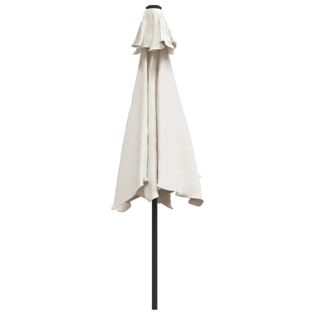 Umbrelă De Soare De Grădină În Consolă Cu Led, , 3 M