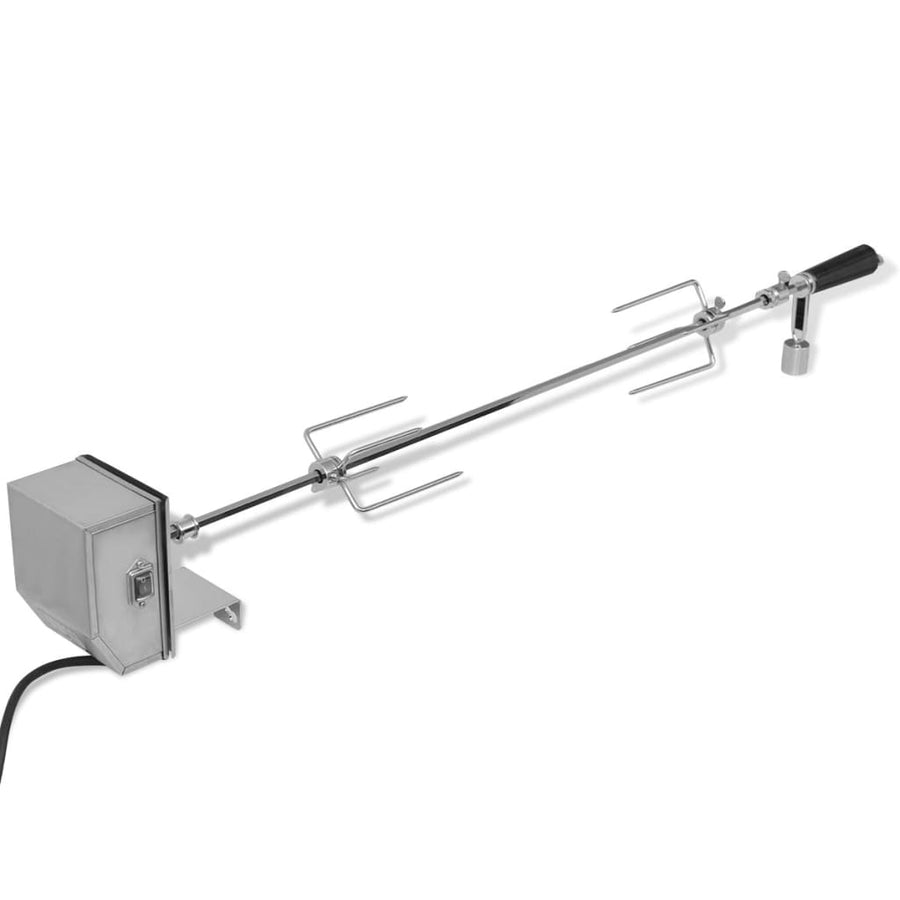 Rotisor Cu Motor Profesional Pentru Bbq, Oțel,