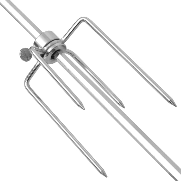 Rotisor Cu Motor Profesional Pentru Bbq, Oțel,