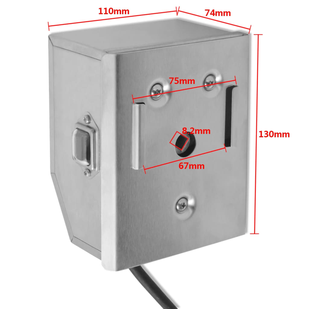 Rotisor Cu Motor Profesional Pentru Bbq, Oțel,