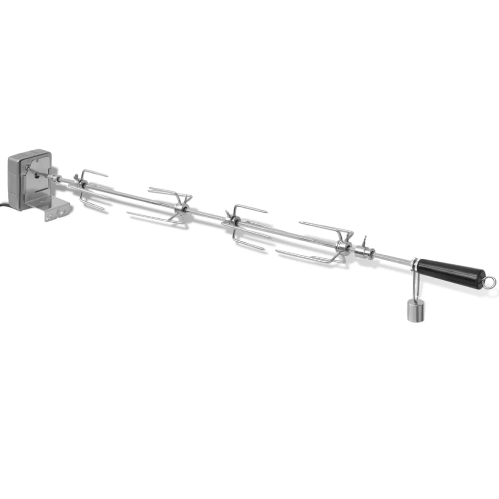 Rotisor Cu Motor Profesional Pentru Grătar, Oțel, 1000 Mm