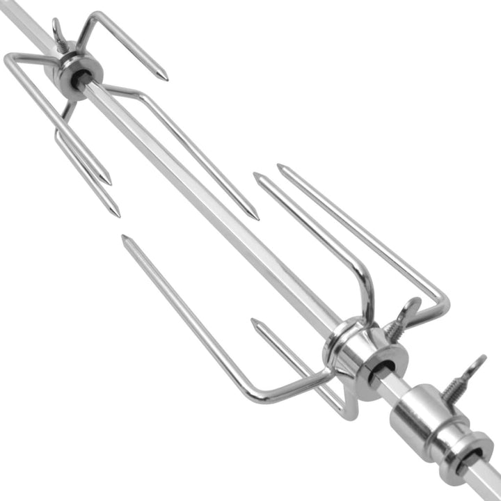 Rotisor Cu Motor Profesional Pentru Grătar, Oțel, 1000 Mm