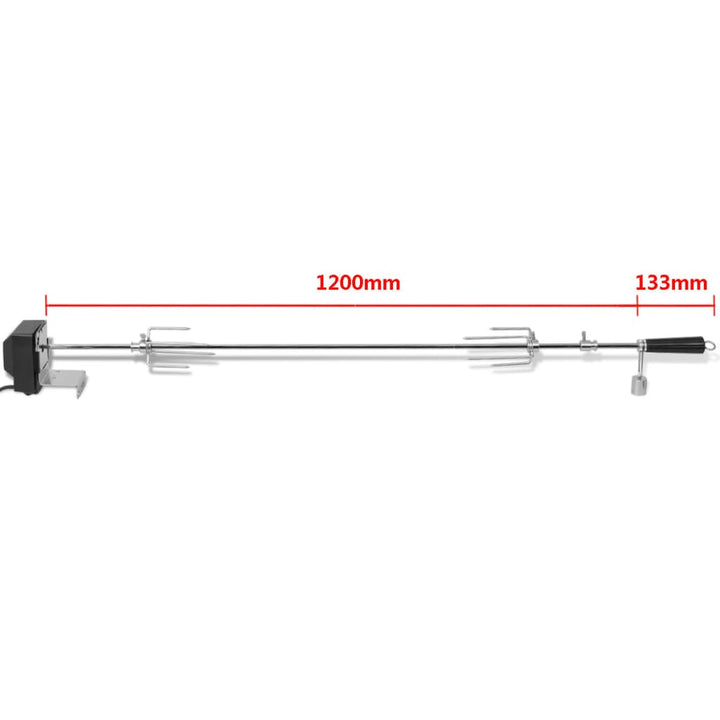 Rotisor Cu Motor Profesional Pentru Grătar, Oțel,