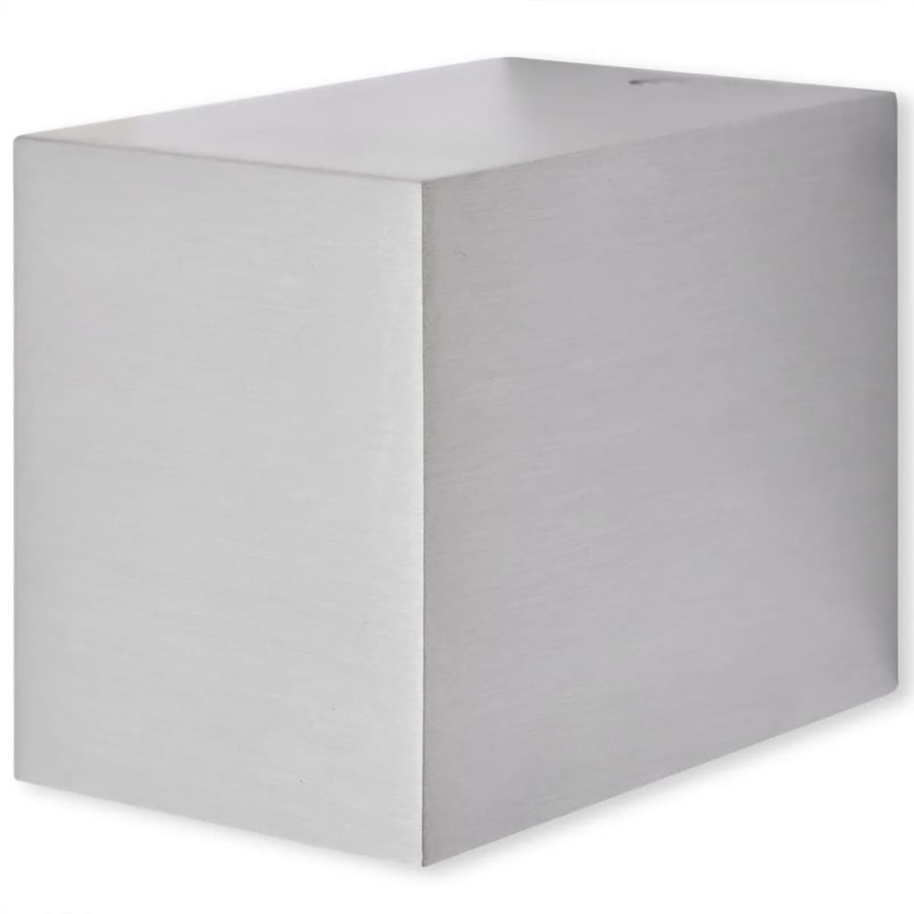 Corpuri De Iluminat Tip Cub Pentru Perete Exterior, 2 Buc.