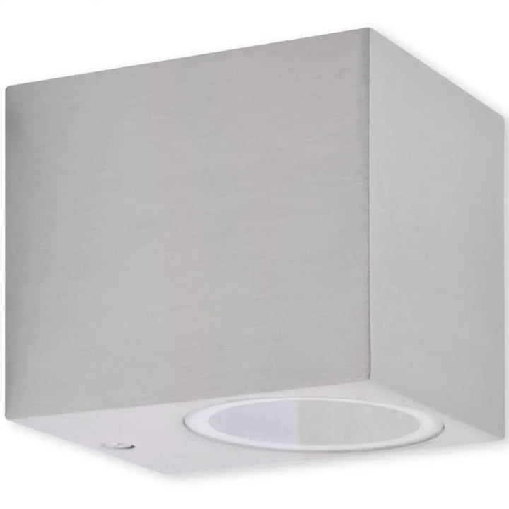 Corpuri De Iluminat Tip Cub Pentru Perete Exterior, 2 Buc.