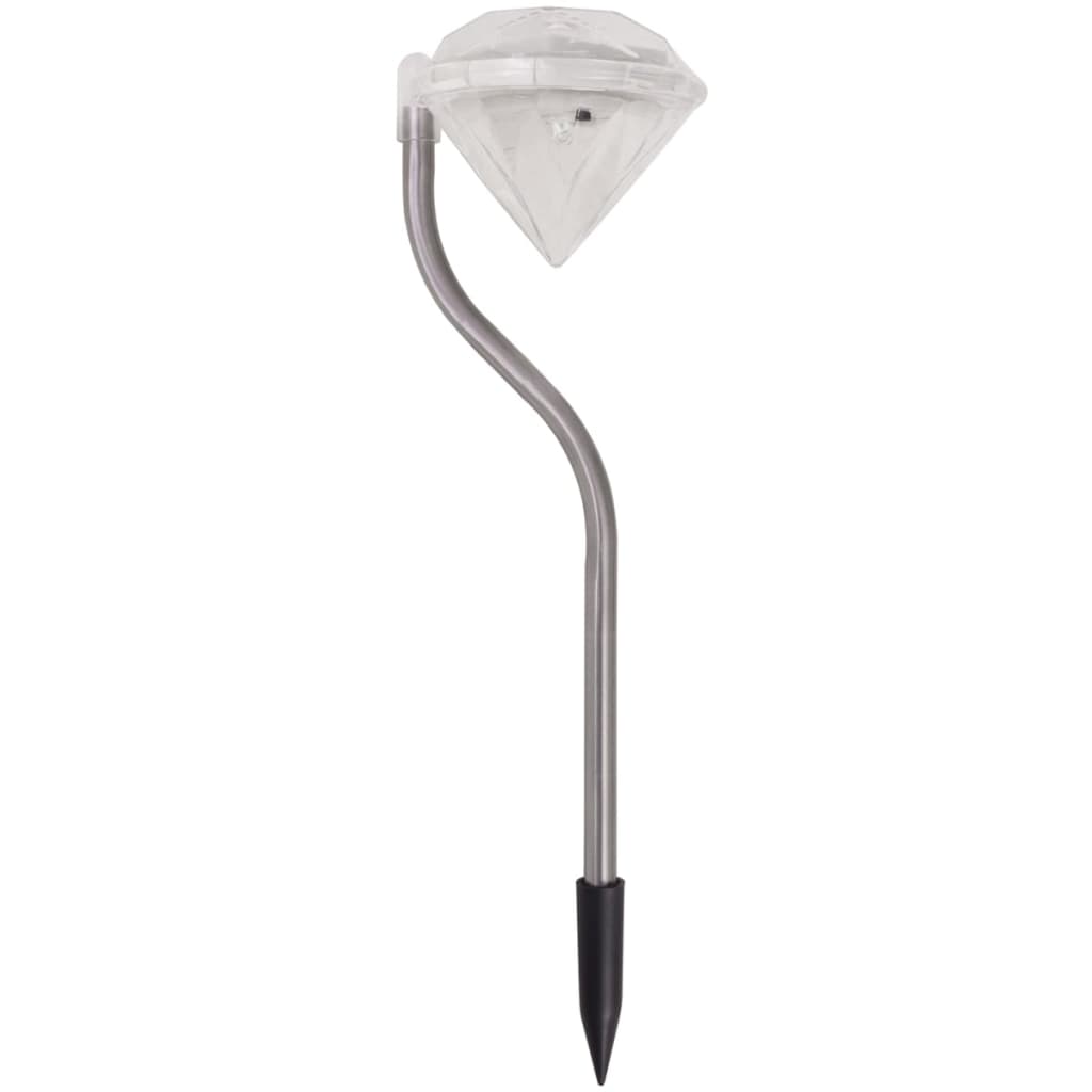 Lămpi Solare Cu Led Pentru Grădină, 6 Buc., 9X7,8X29,5 Cm