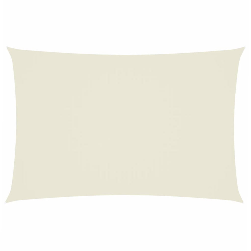 Parasolar Din Țesătură Oxford, Dreptunghiular, 2 X 4 M, Crem