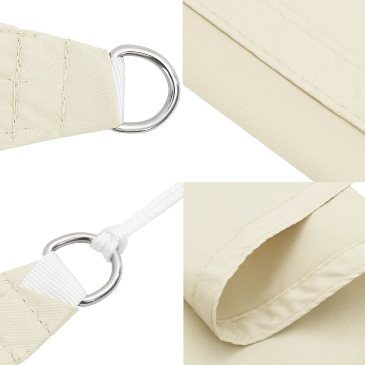 Parasolar Din Țesătură Oxford, Dreptunghiular, 2 X 4 M, Crem