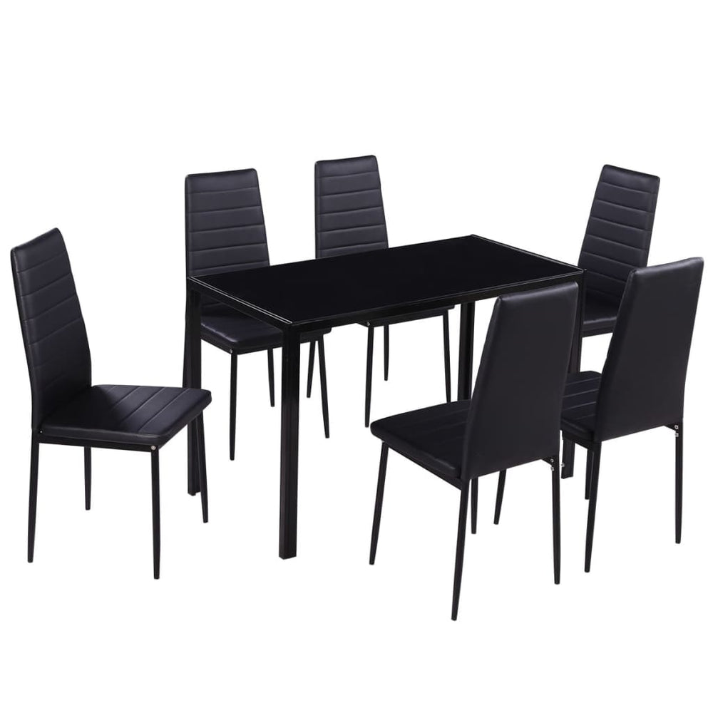 Set Masă Și Scaune De Bucătărie 7 Piese,