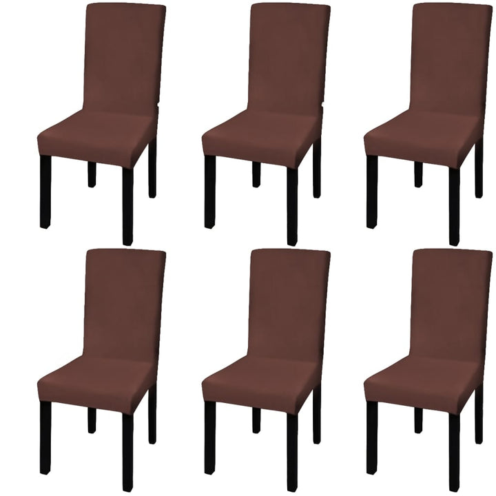 Huse De Scaun Elastice Drepte, 4 Buc.,