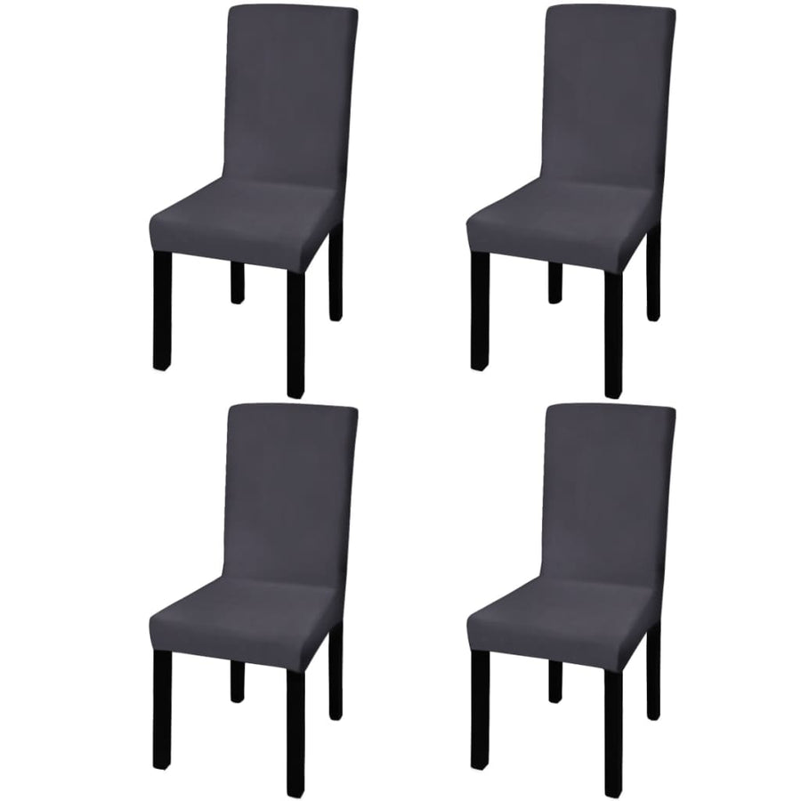 Huse De Scaun Elastice Drepte, 4 Buc.,