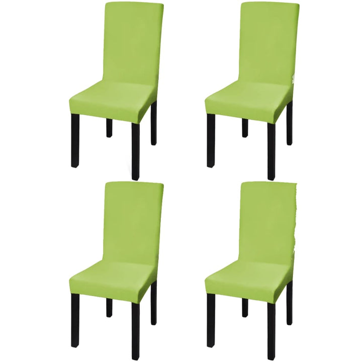 Huse De Scaun Elastice Drepte, 4 Buc.,