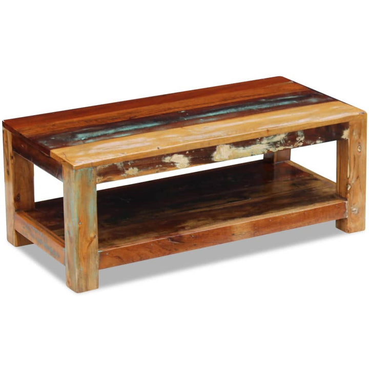 Măsuță De Cafea, 90X45X35 Cm, Lemn Masiv Reciclat