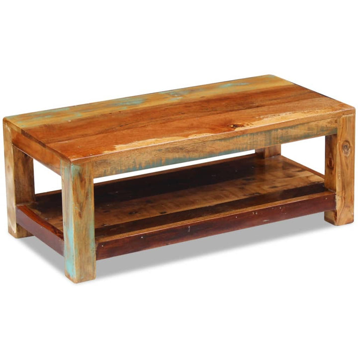 Măsuță De Cafea, 90X45X35 Cm, Lemn Masiv Reciclat