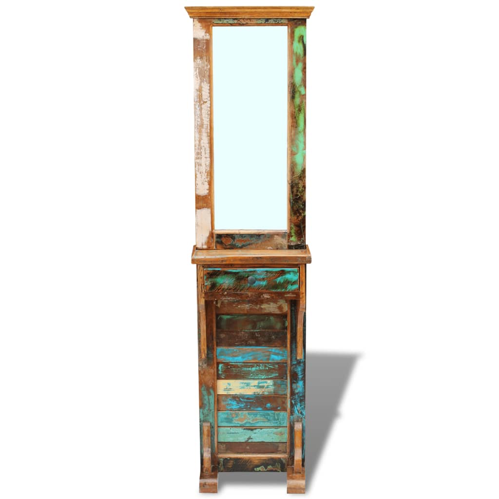 Oglindă Pentru Hol, 47 X 23 X 180 Cm, Lemn Reciclat Solid