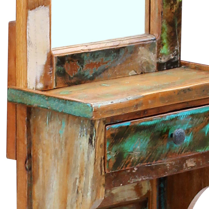 Oglindă Pentru Hol, 47 X 23 X 180 Cm, Lemn Reciclat Solid