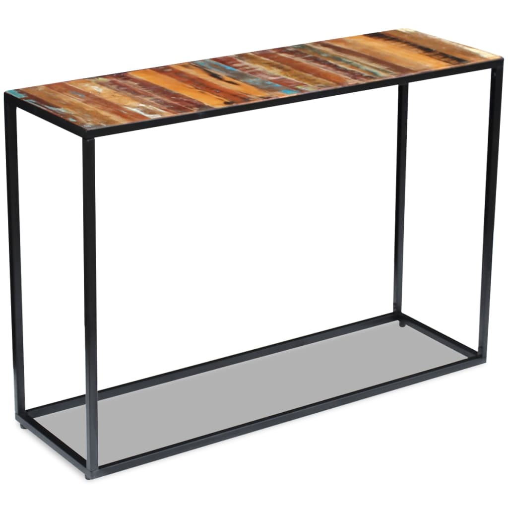 Masă Consolă, 110X35X76 Cm, Lemn Masiv Reciclat