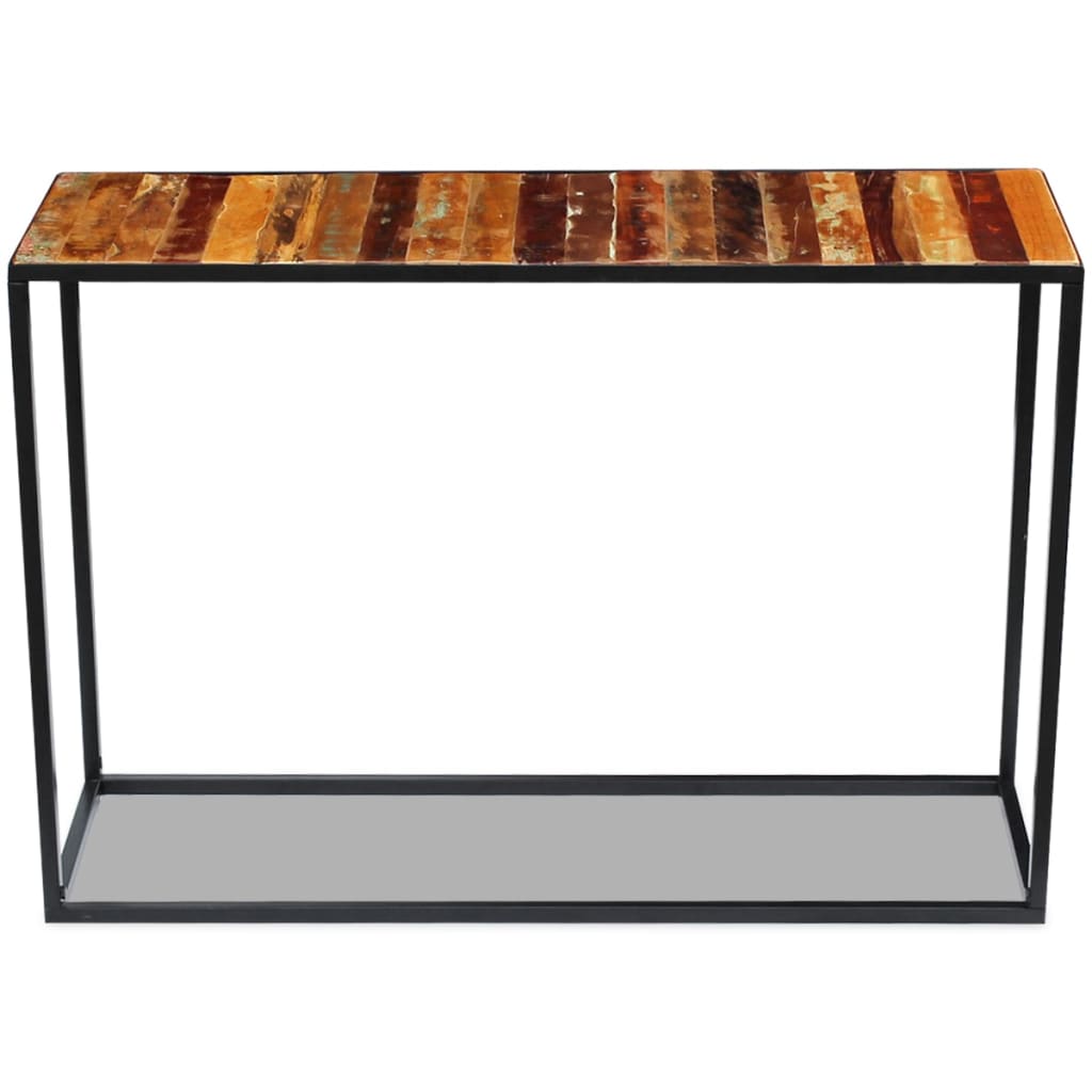 Masă Consolă, 110X35X76 Cm, Lemn Masiv Reciclat