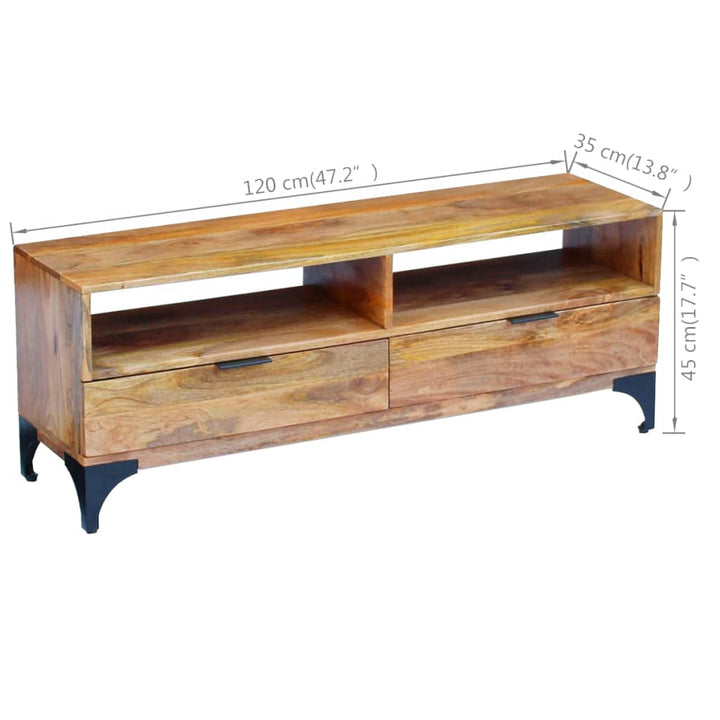 Dulap Tv, 120X35X45 Cm, Lemn De Mango