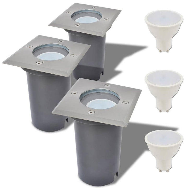 Corpuri De Iluminat Led Pentru Sol, Exterior, E, 3 Buc.