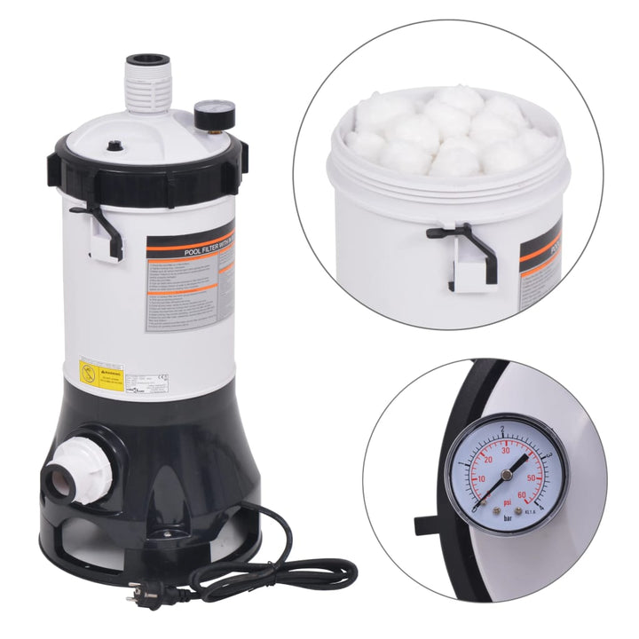 Pompă De Filtrare Pentru Piscine, 185 W, 4,4 M³/H