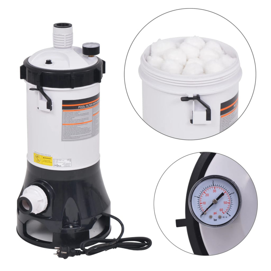 Pompă De Filtrare Pentru Piscine, 185 W, 4,4 M³/H