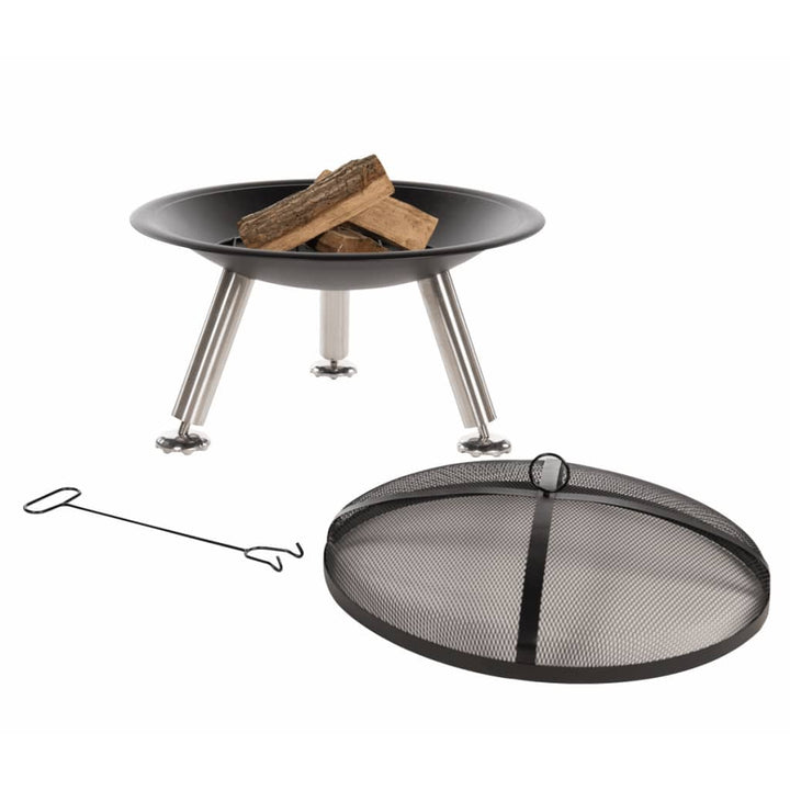 Redfire Vatră De Foc Chicago, Negru, 75 Cm, Oțel, 85013