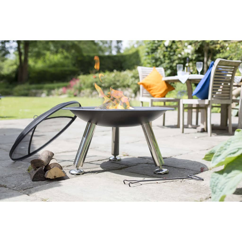 Redfire Vatră De Foc Chicago, Negru, 75 Cm, Oțel, 85013