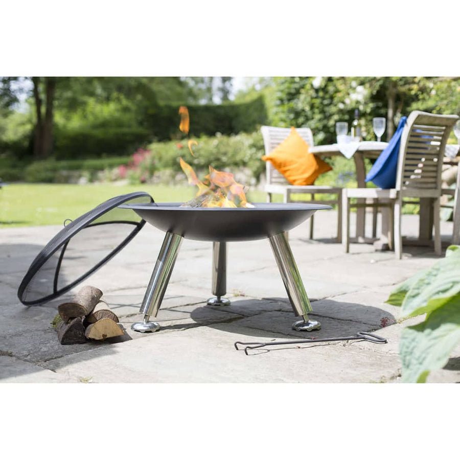 Redfire Vatră De Foc Chicago, Negru, 75 Cm, Oțel, 85013